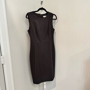 Calvin Klein Business Casual Black Sleeveless Dress